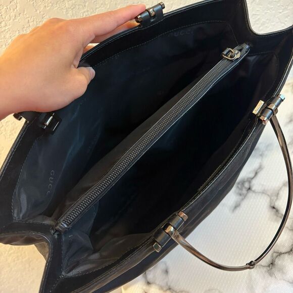 Gucci Canvas Handbag/Tote Black - Picture 4 of 13